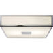 Mashiko 2 Light 11.81 inch Polished Chrome Bathroom Ceiling Light