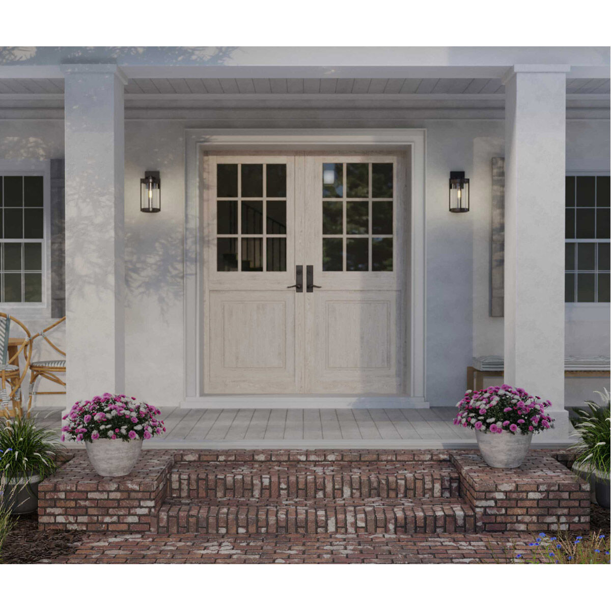 Whitmire 1 Light 13 inch Matte Black Outdoor Wall Lantern