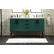 Eugene 60 X 22 X 33.5 inch Green Vanity Sink Set
