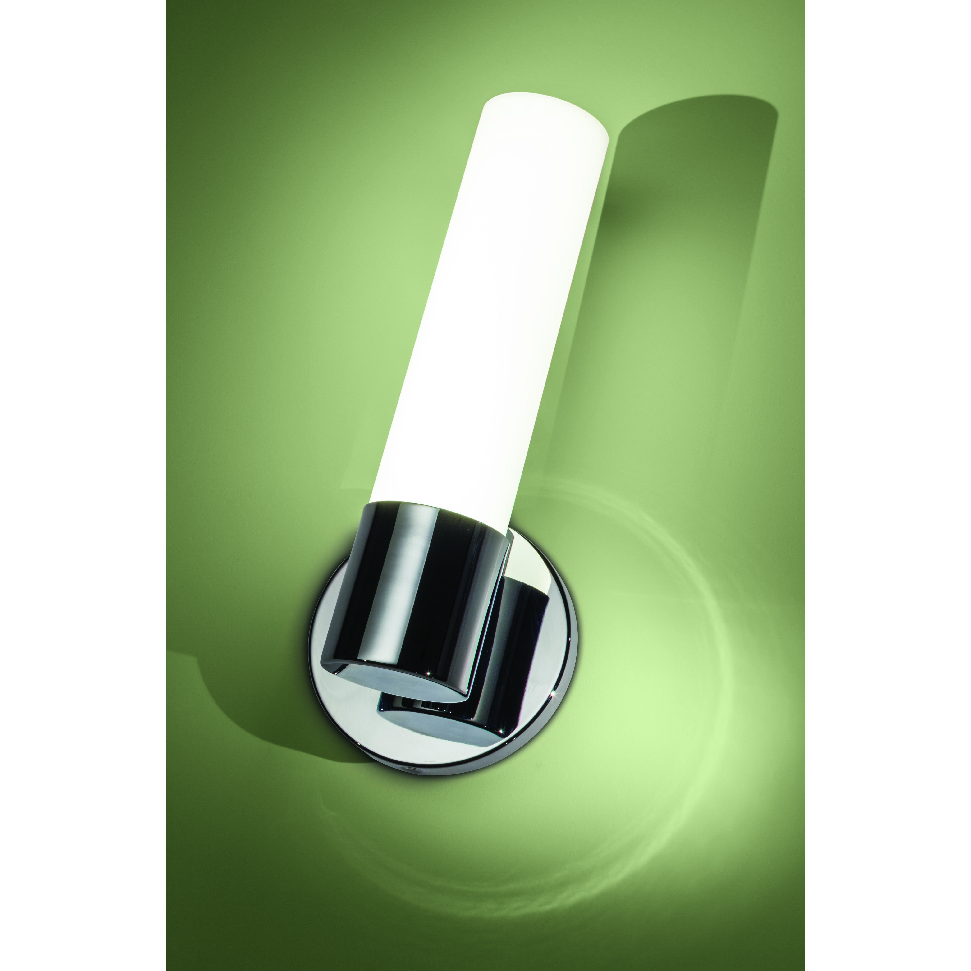 Saber 1 Light 4.75 inch Chrome Wall Sconce Wall Light in Incandescent