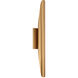 Stylus 2 Light 4.75 inch Aged Gold Brass Wall Sconce Wall Light