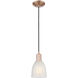 Arcadia Brookfield 1 Light 5.75 inch Antique Copper Mini Pendant Ceiling Light