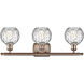 Ballston Athens Water Glass LED 26 inch Antique Copper Bath Vanity Light Wall Light