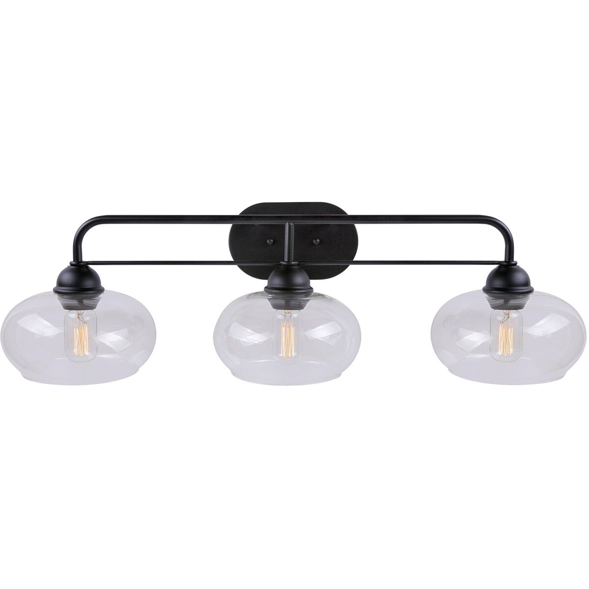 Cameron 3 Light 32 inch Black Vanity Light Wall Light