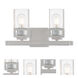 Harding 2 Light 16 inch Polished Chrome Vanity Sconce Wall Light