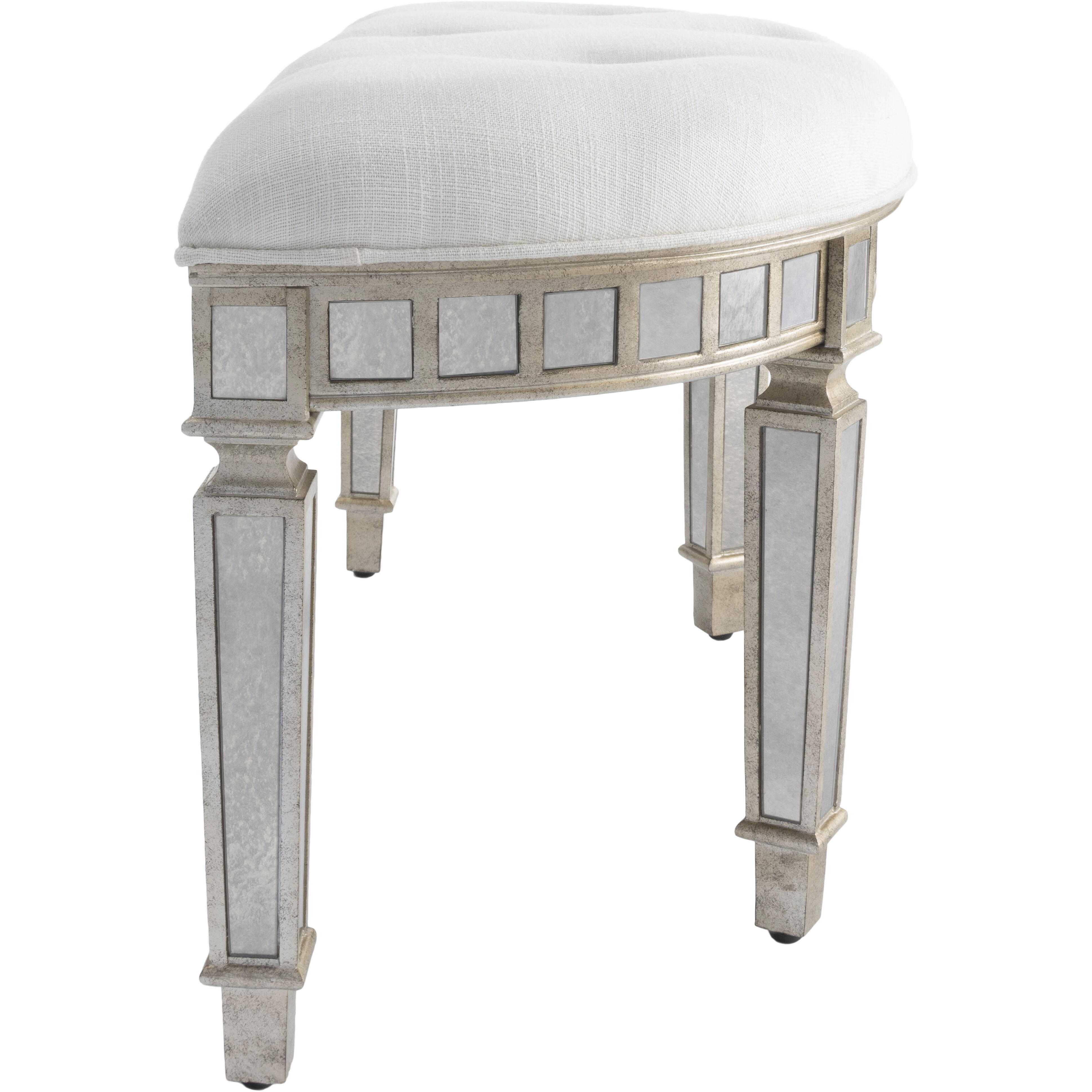 Garbo Mirrored Bench