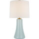 Barbara Barry Harvest 29.5 inch 15 watt Ice Blue Table Lamp Portable Light, Medium