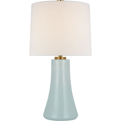 Barbara Barry Harvest 29.5 inch 15 watt Ice Blue Table Lamp Portable Light, Medium