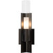 Summit Sconce Wall Light in Oil Rubbed Bronze, Clear