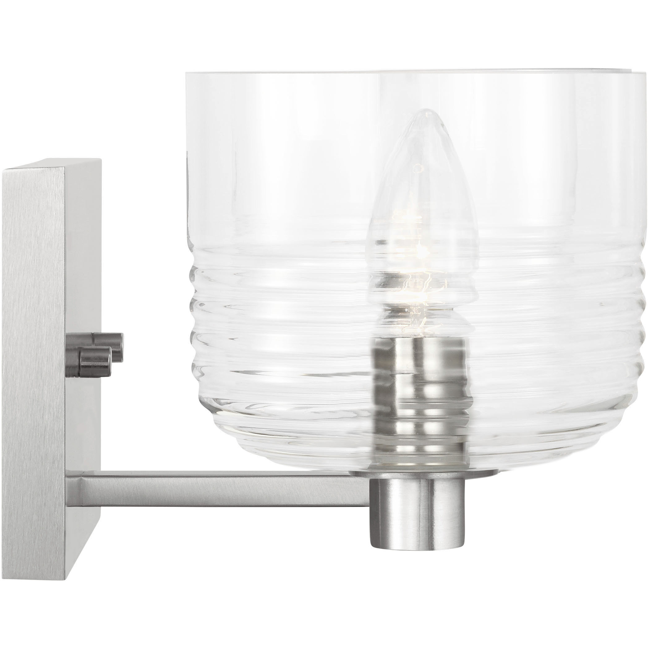 Drew & Jonathan Lochdale 2 Light 14.75 inch Brushed Nickel Vanity Light Wall Light, Medium