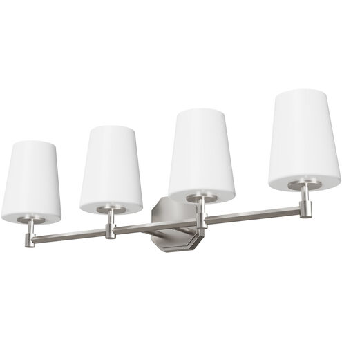 Nolita 4 Light 30 inch Brushed Nickel Vanity Light Wall Light
