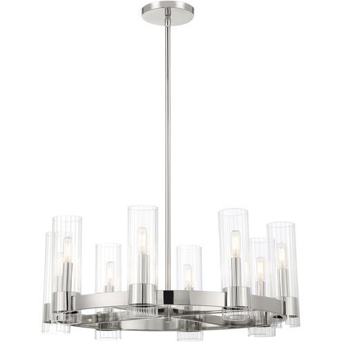 Vernon Place 8 Light 28 inch Chrome Chandelier Ceiling Light