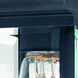 Charleston 1 Light 9 inch Black Exterior Wall Lantern in Beveled