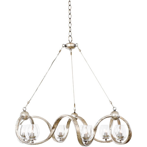 Madison LED 36 inch Platinum Chandelier Ceiling Light