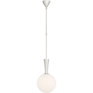AERIN Sesia 1 Light 12 inch Polished Nickel Pendant Ceiling Light, Small