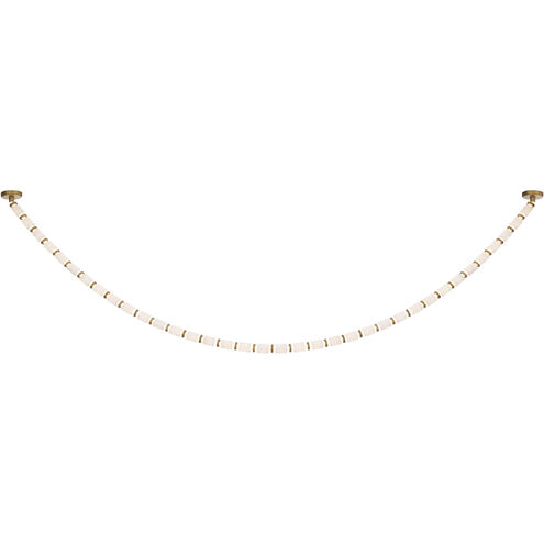 Entice 36 Light 2 inch Aged Brass Pendant Ceiling Light in 4000K