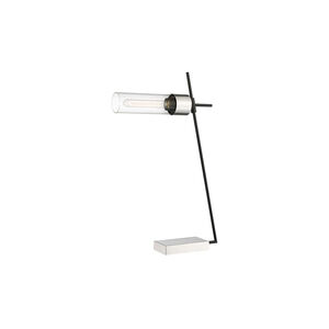 Tomlin 28 inch 40.00 watt Brushed Nickel Table Lamp Portable Light