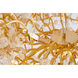 Canada 16 Light 25 inch Gold Chandelier Ceiling Light