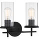 Haisley 2 Light 13 inch Coal Bath Light Wall Light