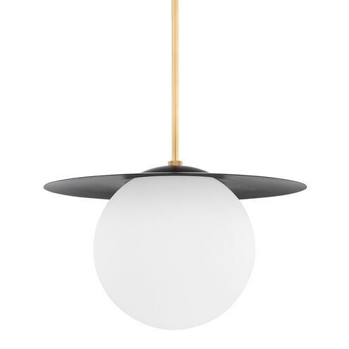 Marlene 1 Light 23 inch Aged Brass/Soft Black Pendant Ceiling Light in Aged Brass and Soft Black