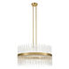 Citadel 22 Light 32 inch Aged Brass Chandelier Ceiling Light