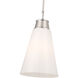 Bellaryn 1 Light 11.25 inch Polished Nickel Pendant Ceiling Light