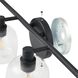 Valentina 4 Light 30 inch Matte Black Vanity Light Wall Light