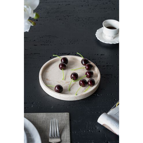 Anita Cream Decorative Plate