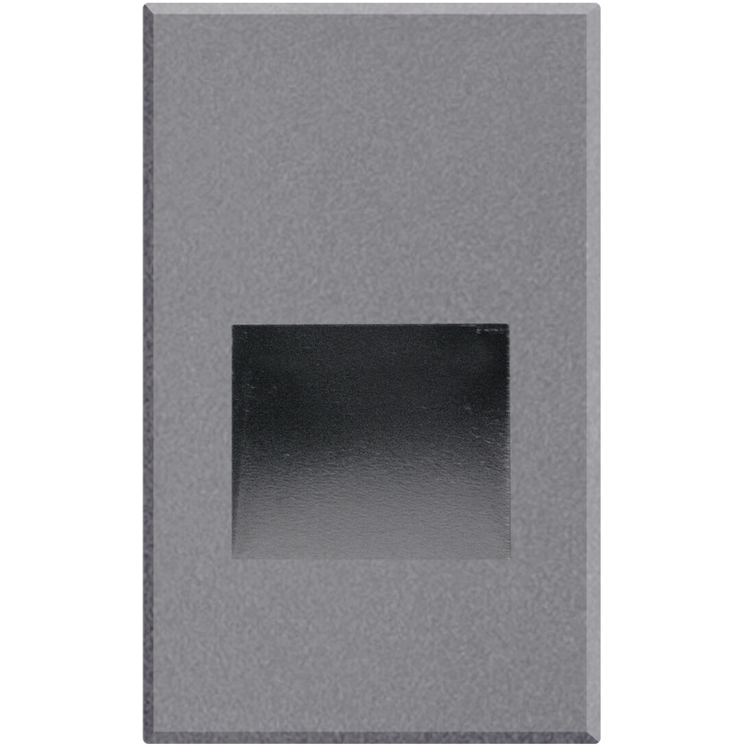 Sonic LED 5 inch Gray Exterior Wall/Step Light