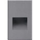 Sonic LED 5 inch Gray Exterior Wall/Step Light