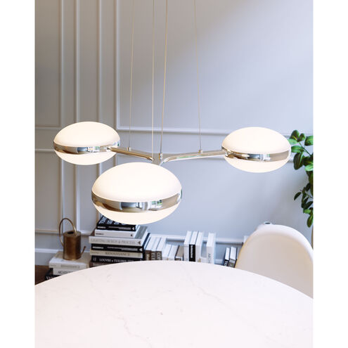 Pillows LED 35.5 inch Polished Chrome Pendant Ceiling Light
