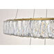 Monroe LED 42 inch Gold Chandelier Ceiling Light