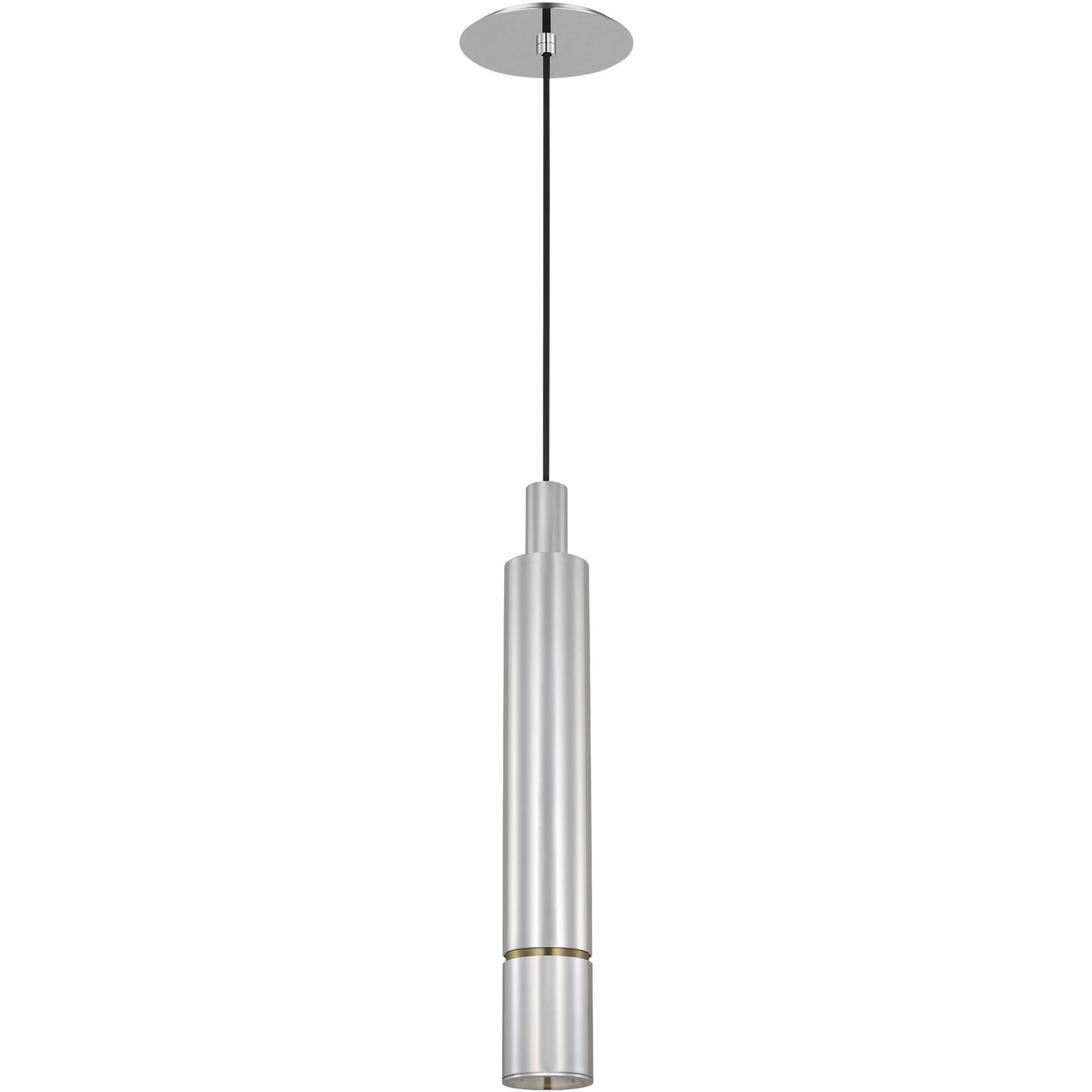 Mick De Giulio Sottile LED 3 inch Polished Stainless Steel Line-Voltage Pendant Ceiling Light