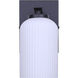 Bram 1 Light 6.25 inch Matte Black Vanity Fixture Wall Light