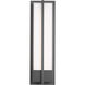 Neutron LED 20 inch Matte Black Outdoor Wall Light