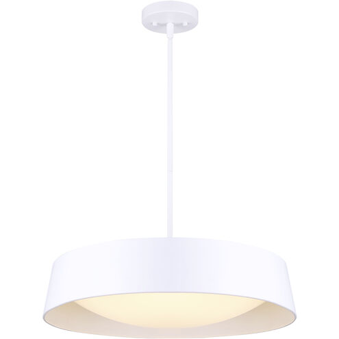 Adira LED 22 inch White Chandelier Ceiling Light