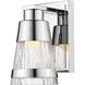 Ethos LED 4.7 inch Chrome Wall Sconce Wall Light