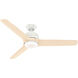 Norden 54 inch Fresh White with White Ash Featherwood Blades Ceiling Fan