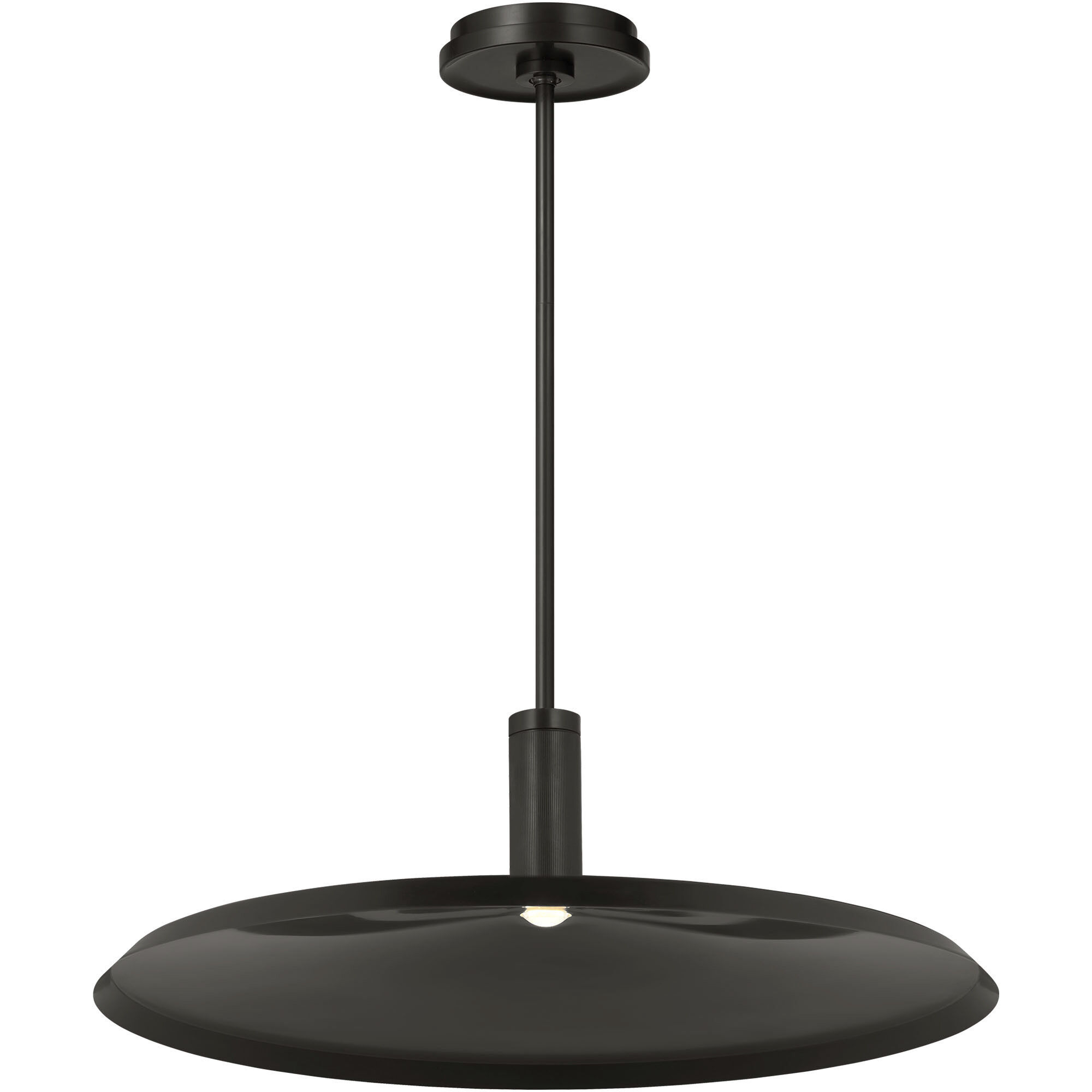 Avroko Saucer Direct LED 24 inch Bronze Pendant Ceiling Light
