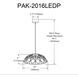 Pakuna LED 20 inch Matte White Pendant Ceiling Light