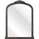 Lise 36 X 27 inch Aged Black with Clear Wall Mirror