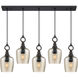 Kendrick 5 Light 43 inch Western Bronze Island Chandelier Ceiling Light 