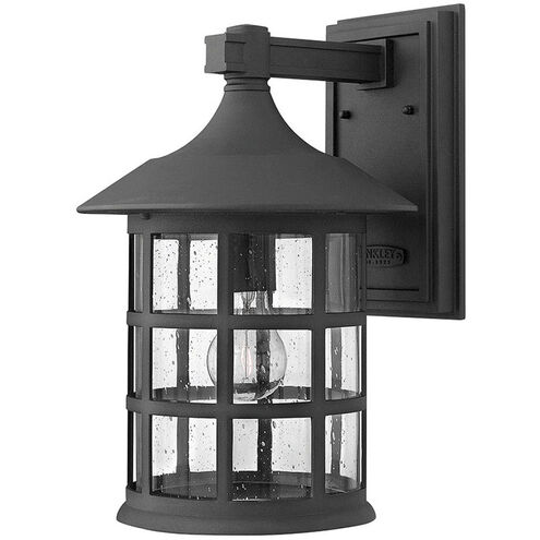 Freeport Outdoor Wall Mount Lantern in Black, Large