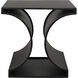 Alec 24 X 23.5 inch Matte Black Side Table