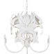 Sweetbriar 4 Light 18 inch Gesso White and Painted Gesso White Chandelier Ceiling Light