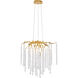 Canada 10 Light 24 inch Gold Chandelier Ceiling Light