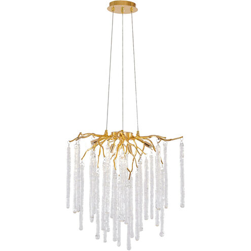 Canada 10 Light 24 inch Gold Chandelier Ceiling Light