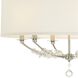 Mirage 6 Light 30 inch Polished Nickel Chandelier Ceiling Light