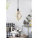 Harper 1 Light 12.6 inch Antique White Pendant Ceiling Light