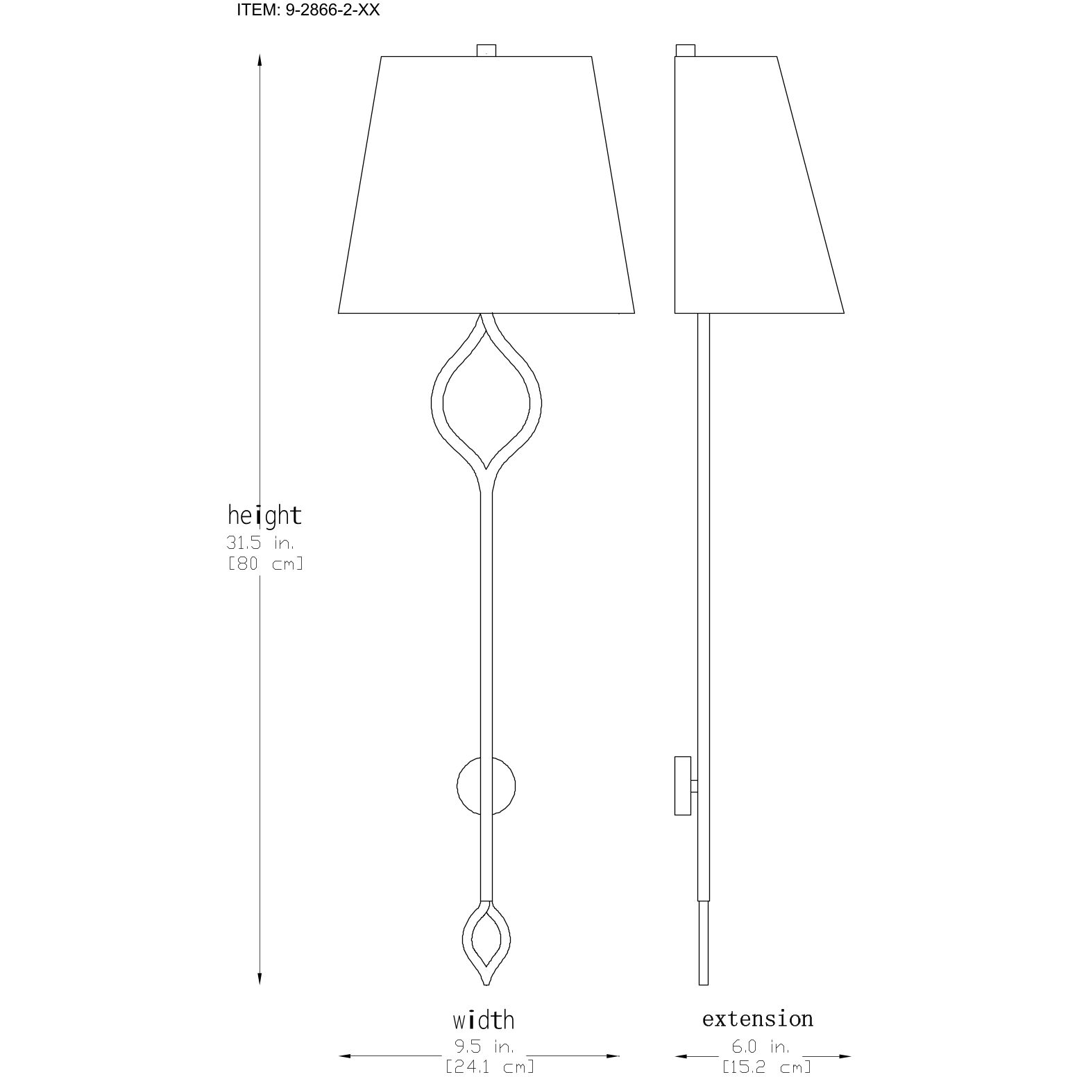 Roxbury 2 Light 9.5 inch Matte Black Wall Sconce Wall Light